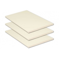 Sunwood 50mm Gloss Finish Cream Solid Wooden Blinds